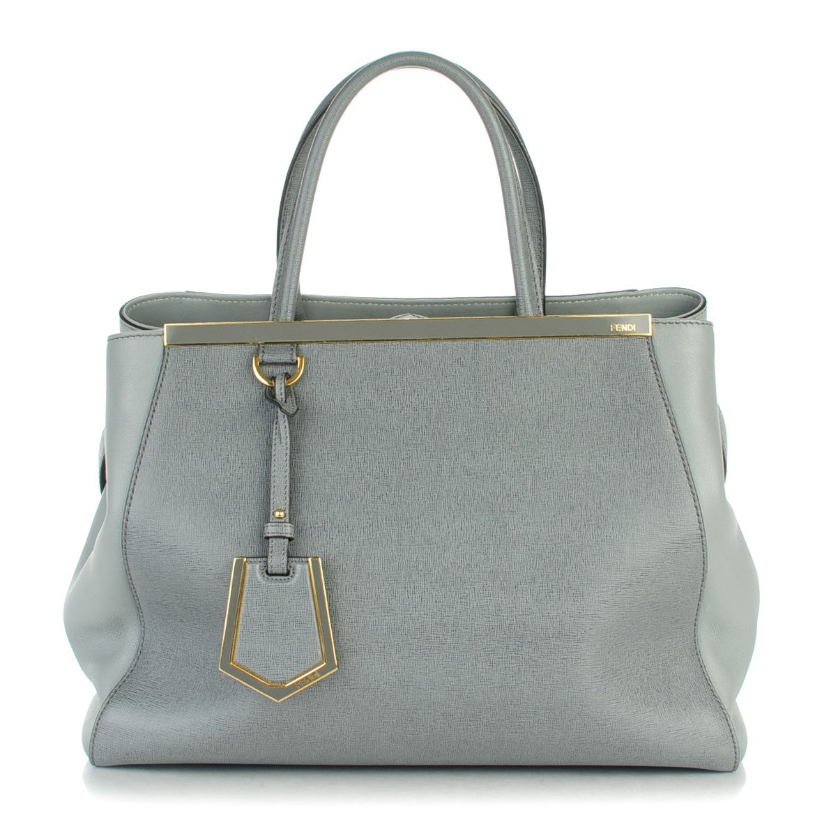 Vitello Elite Flamingo Regular 2Jours Tote Grigio Grigio Chiaro