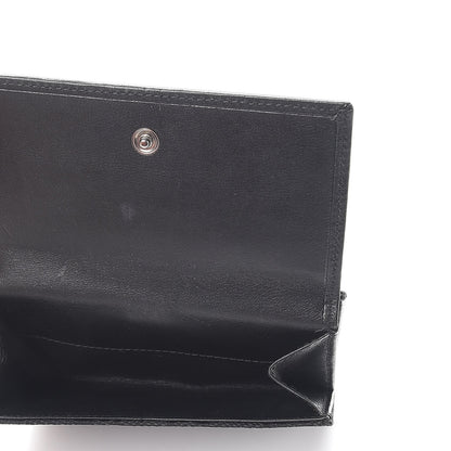 Gucci Monogram Piston Lock Compact Wallet Black 6 of 12