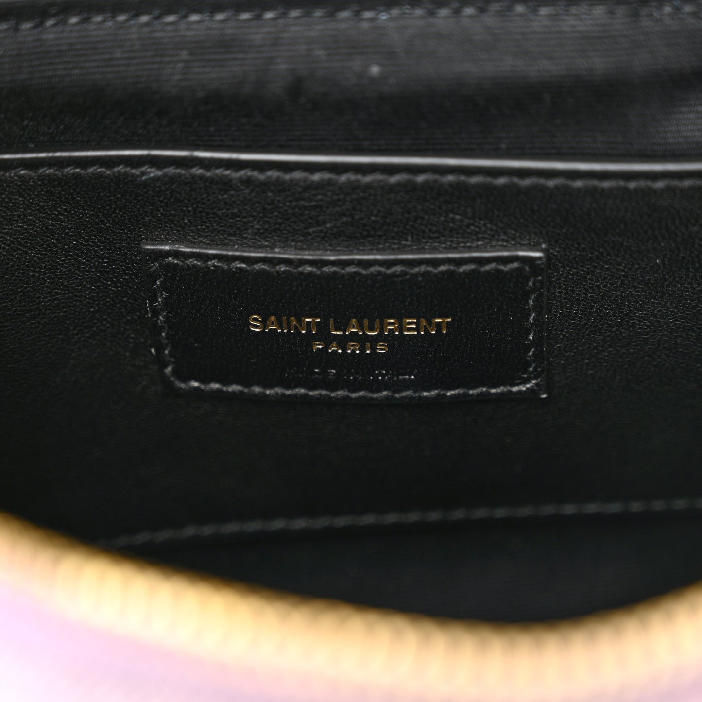 denim Quilted 80's Vanity Bag Bleached Lilac