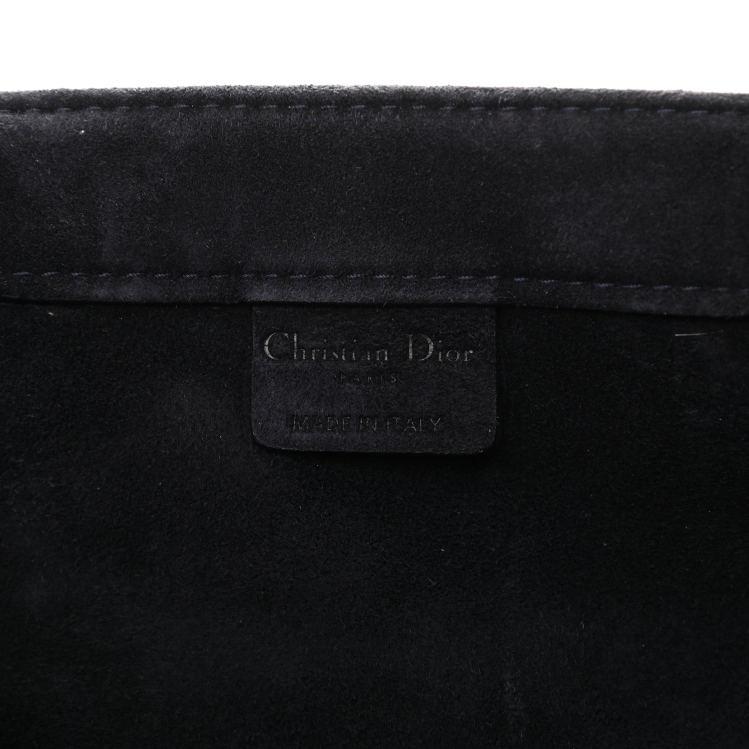 Christian Dior Suede Large L'Air Book Tote Black 6 of 10