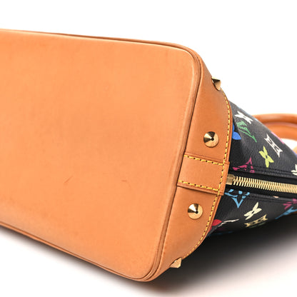 Louis Vuitton Monogram Multicolor Alma Black 9 of 10