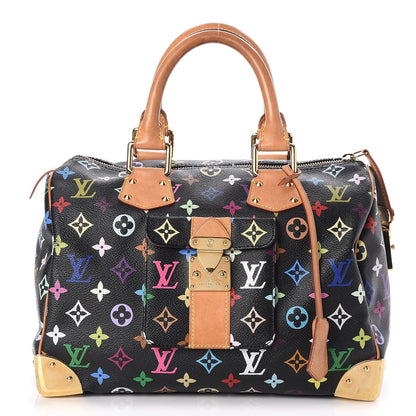 Louis Vuitton Monogram Multicolor Speedy 30 Black 1 of 8