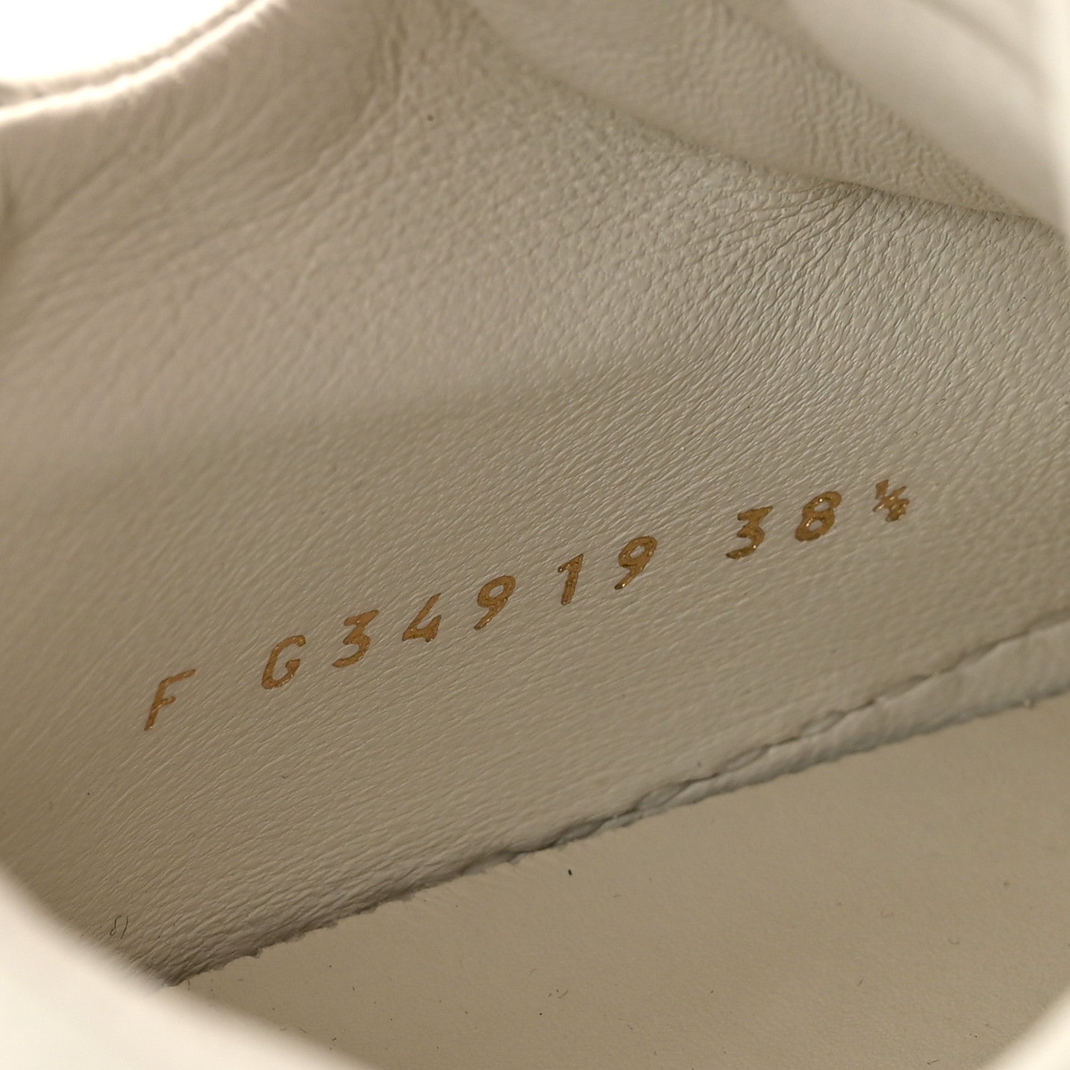 Chanel Crumpled Calfskin Womens CC Bow Sneakers 38.5 White 9 of 9