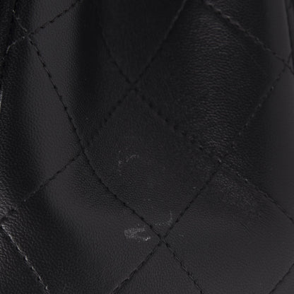 Chanel Lambskin Quilted Jumbo Double Flap Black 11 of 11