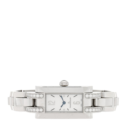 Jaeger-LeCoultre Stainless Steel Diamond Mother of Pearl 17mm Ideale Quartz Watch 460.8.08 2 of 4