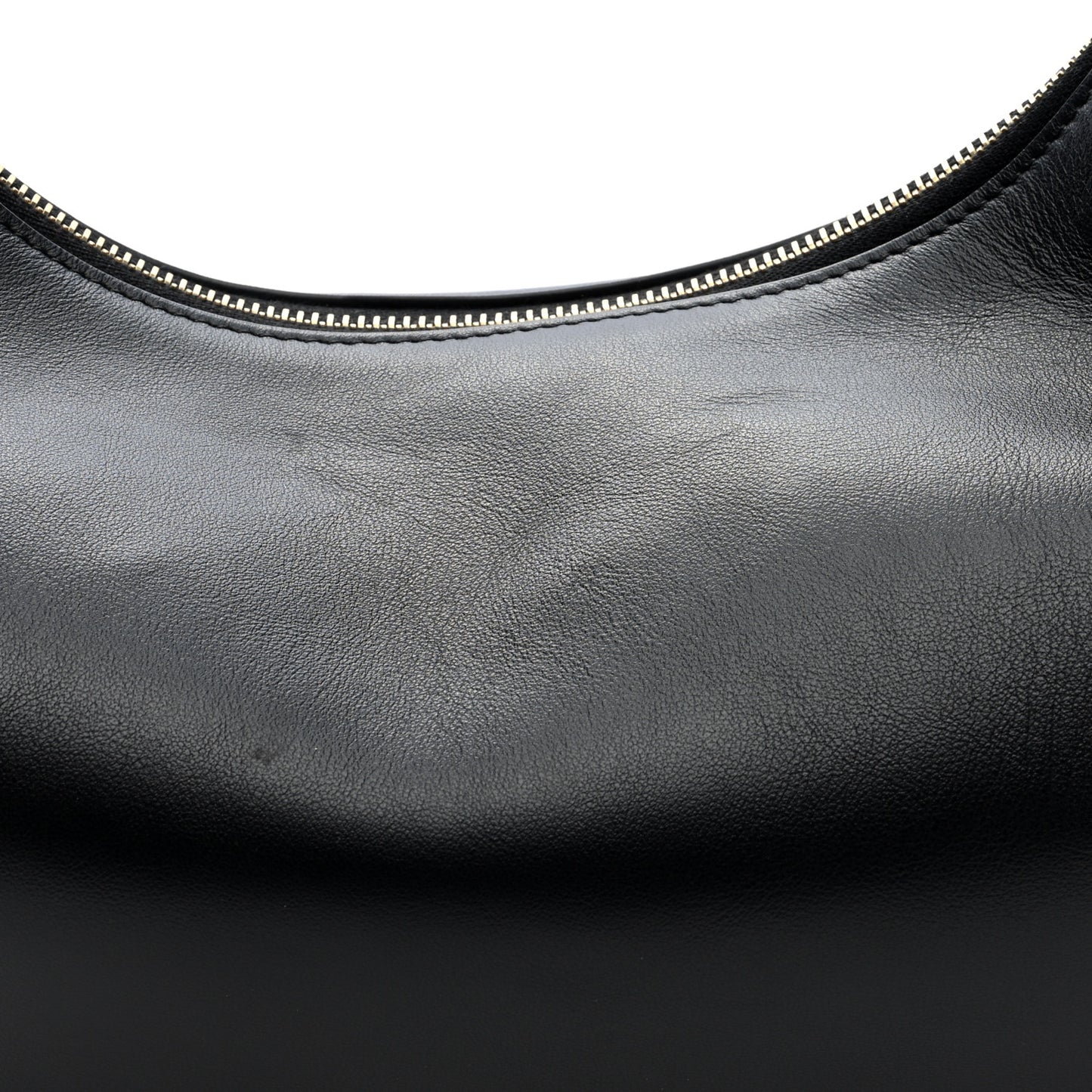 Vitello Grace Matte Medium Fendigraphy Hobo Bag Black