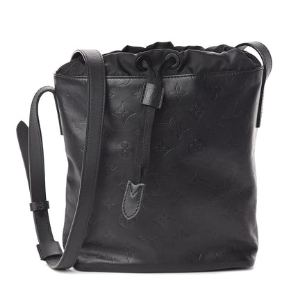 Louis Vuitton Calfskin Monogram Shadow Nano Bag Black 1 of 9