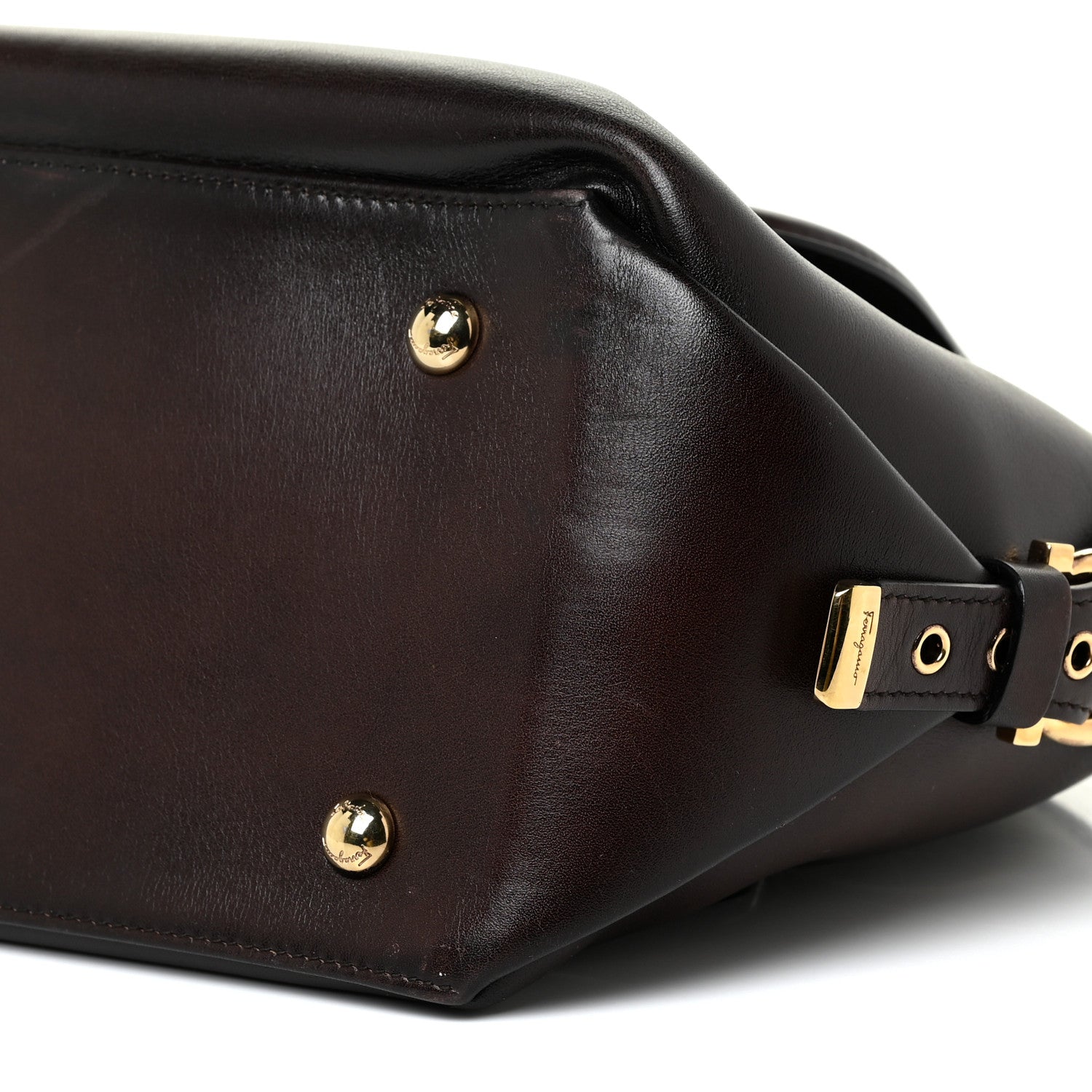 Salvatore Ferragamo Calfskin Fiamma Bag 9 of 16