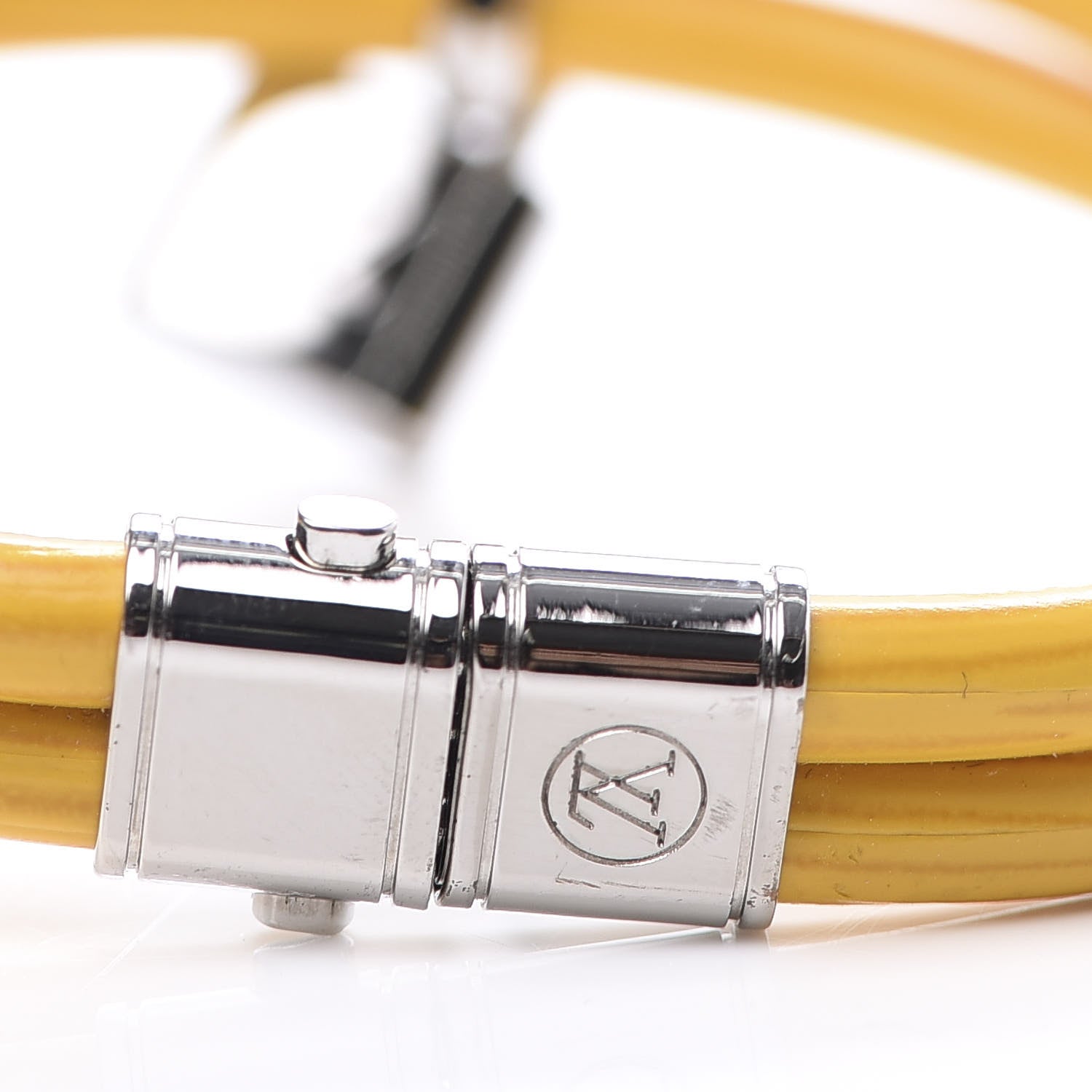 Louis Vuitton Epi Keep It Twice Bracelet 17 Citron 4 of 4