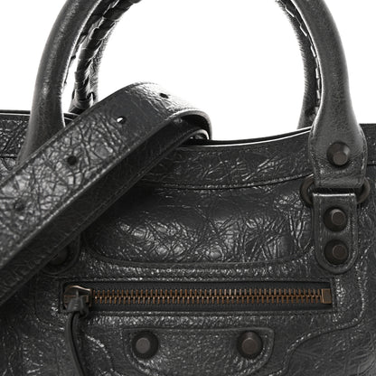 Balenciaga Agneau Arena Classic Hardware Small Le City Volcanic Rock 7 of 9
