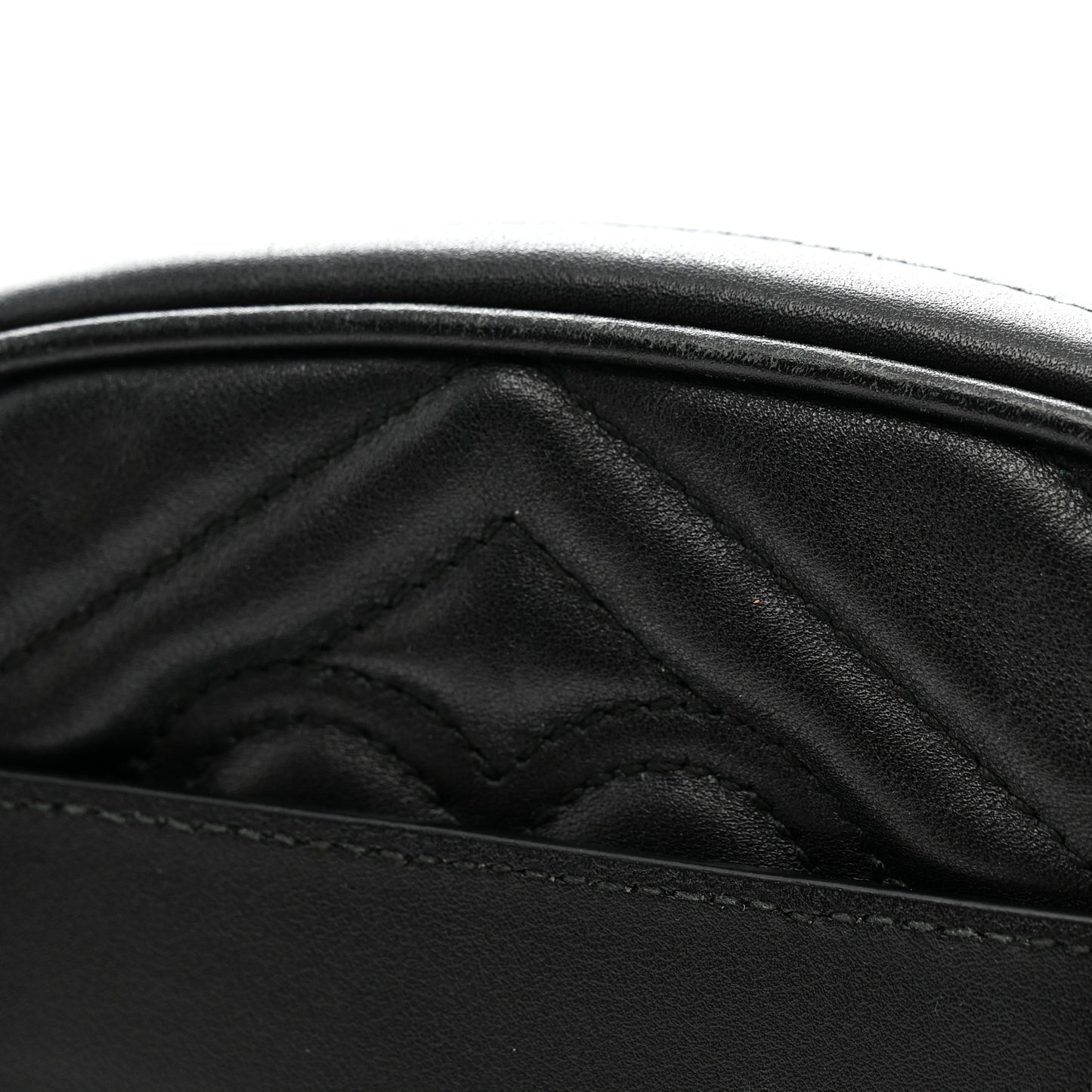 Calfskin Matelasse GG Marmont Belt Bag 85 34 Black