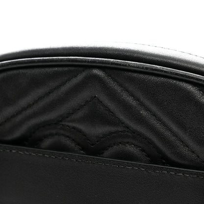 Gucci Calfskin Matelasse GG Marmont Belt Bag 85 34 Black 17 of 20