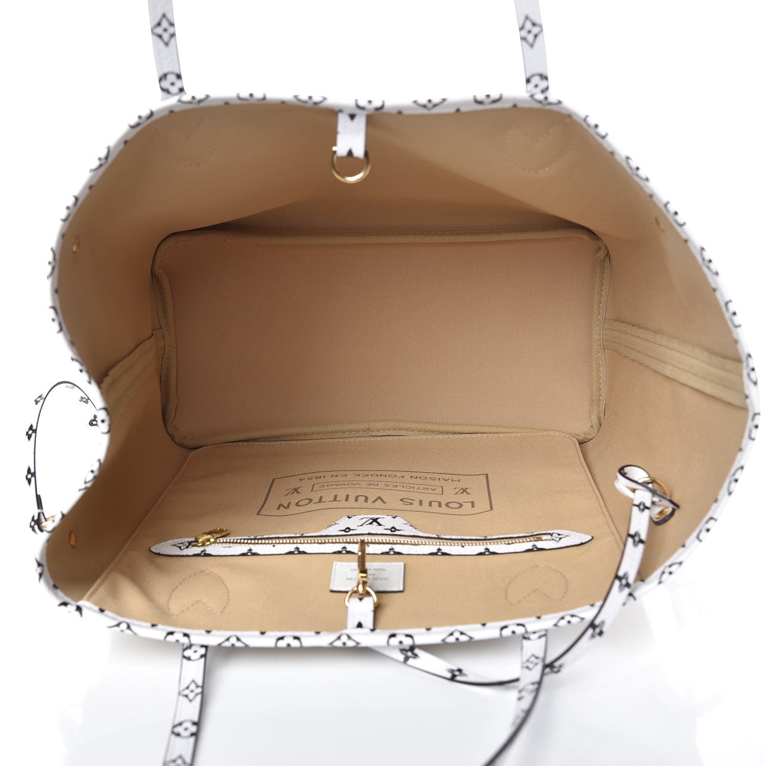 Louis Vuitton Monogram Giant Neverfull MM Kaki 6 of 8