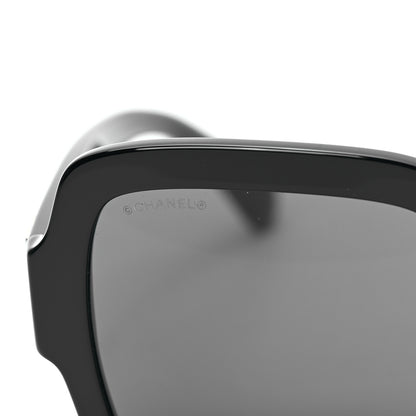 Chanel Acetate Square Heart Sunglasses 5479-A Black 10 of 14