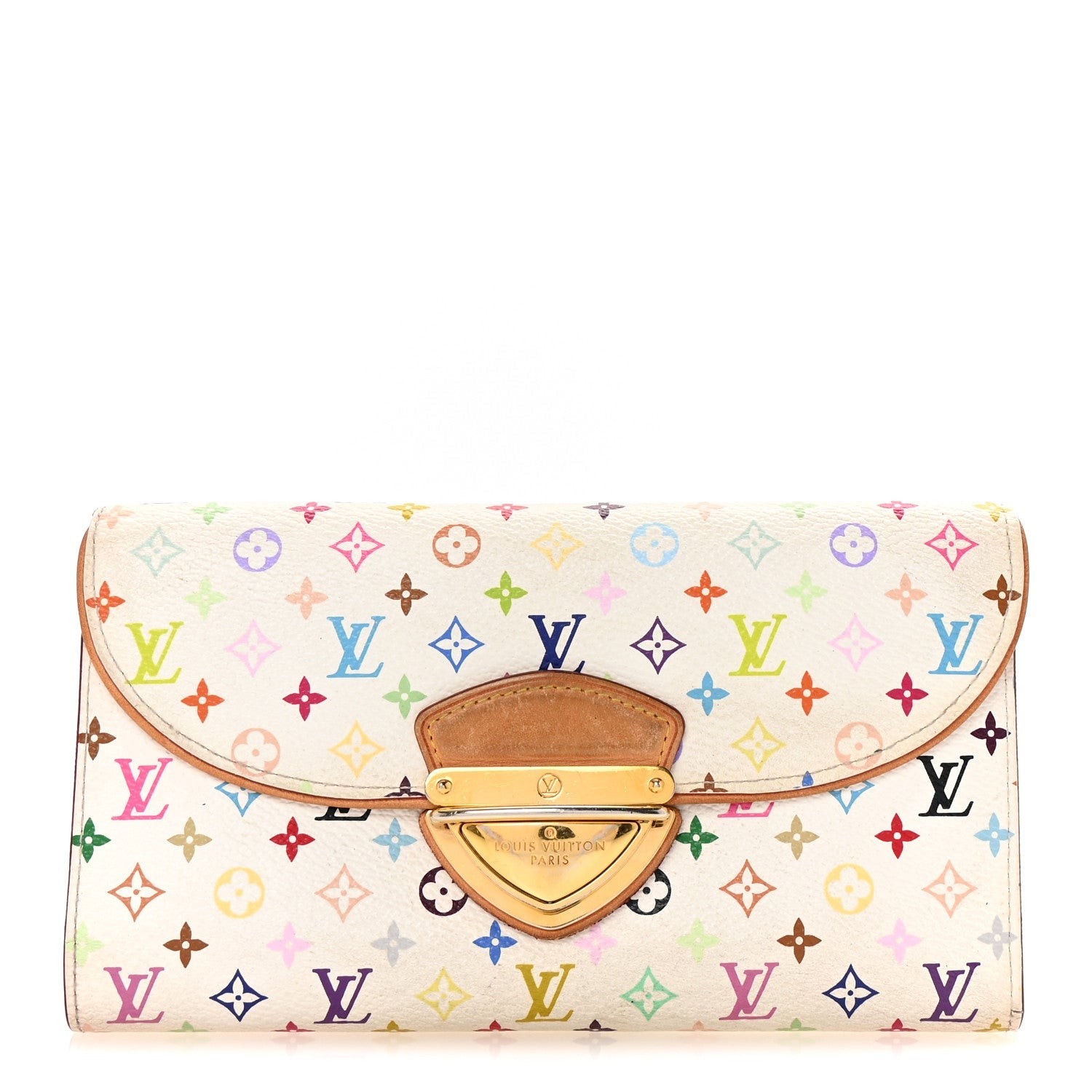 Louis Vuitton Monogram Multicolor Eugenie Wallet White 1 of 7