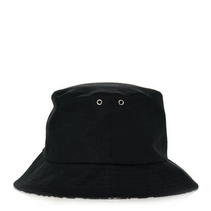 Christian Dior Oblique Reversible Teddy-D Brim Bucket Hat 58 Black 5 of 16