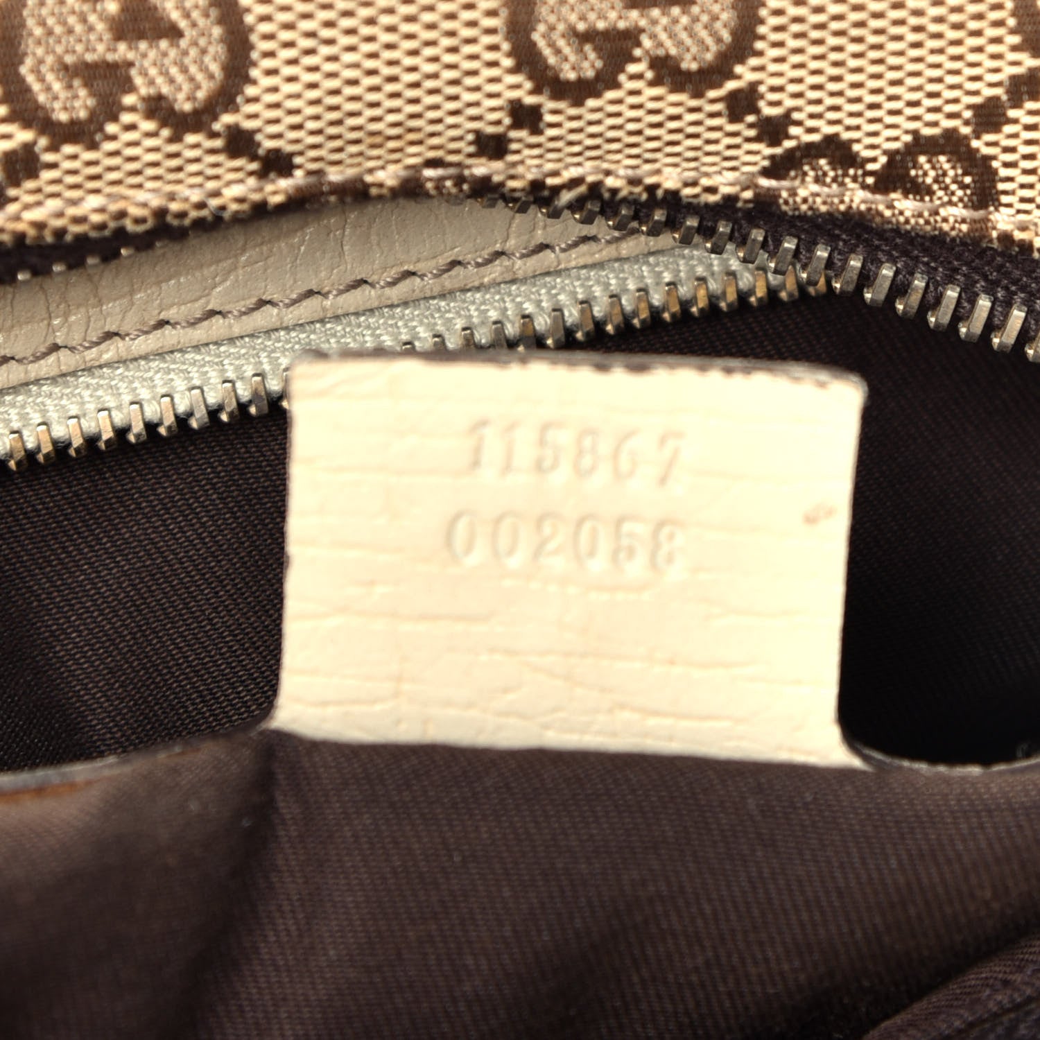 Gucci Monogram Medium Horsebit Chain Hobo Off White 7 of 10