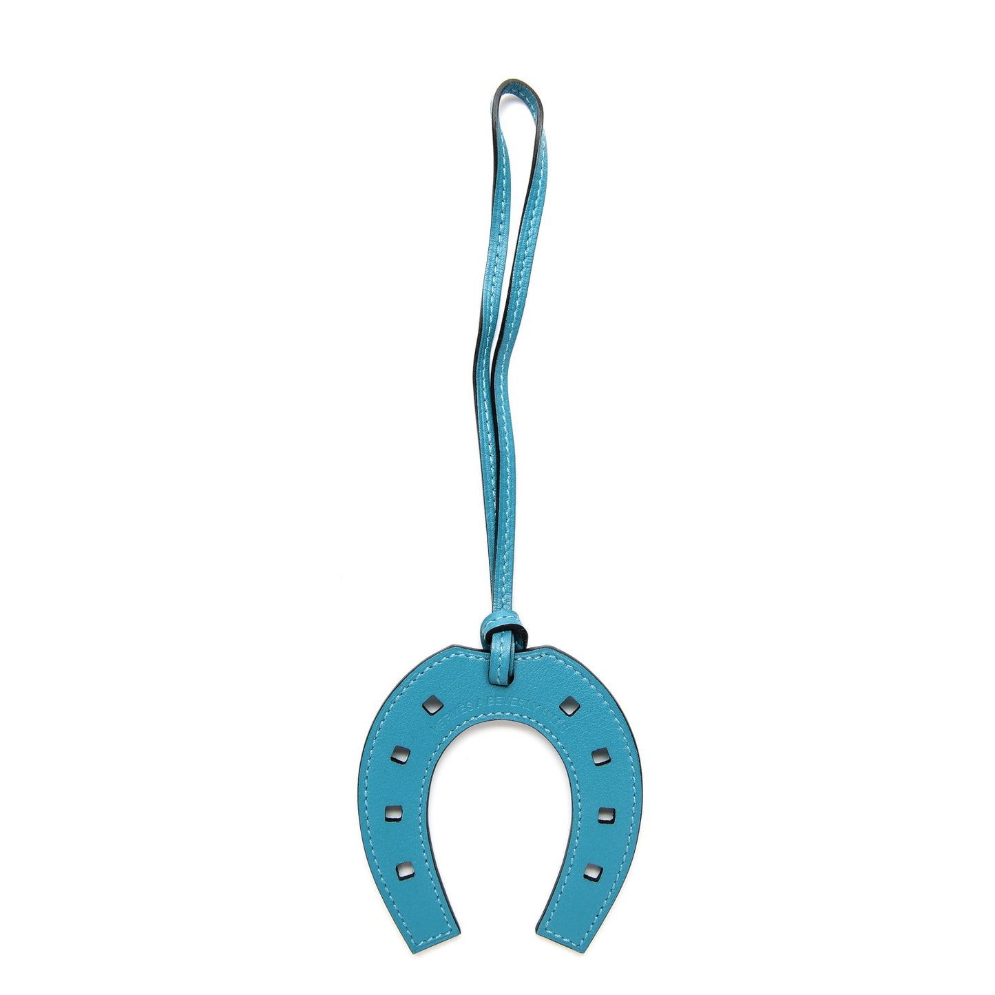 Swift Paddock Horseshoe Bag Charm Turquoise