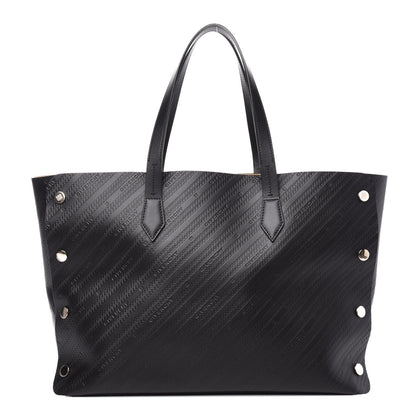 Givenchy Calfskin Chain Embossed Medium Bond Shopper Tote Black 1 of 10