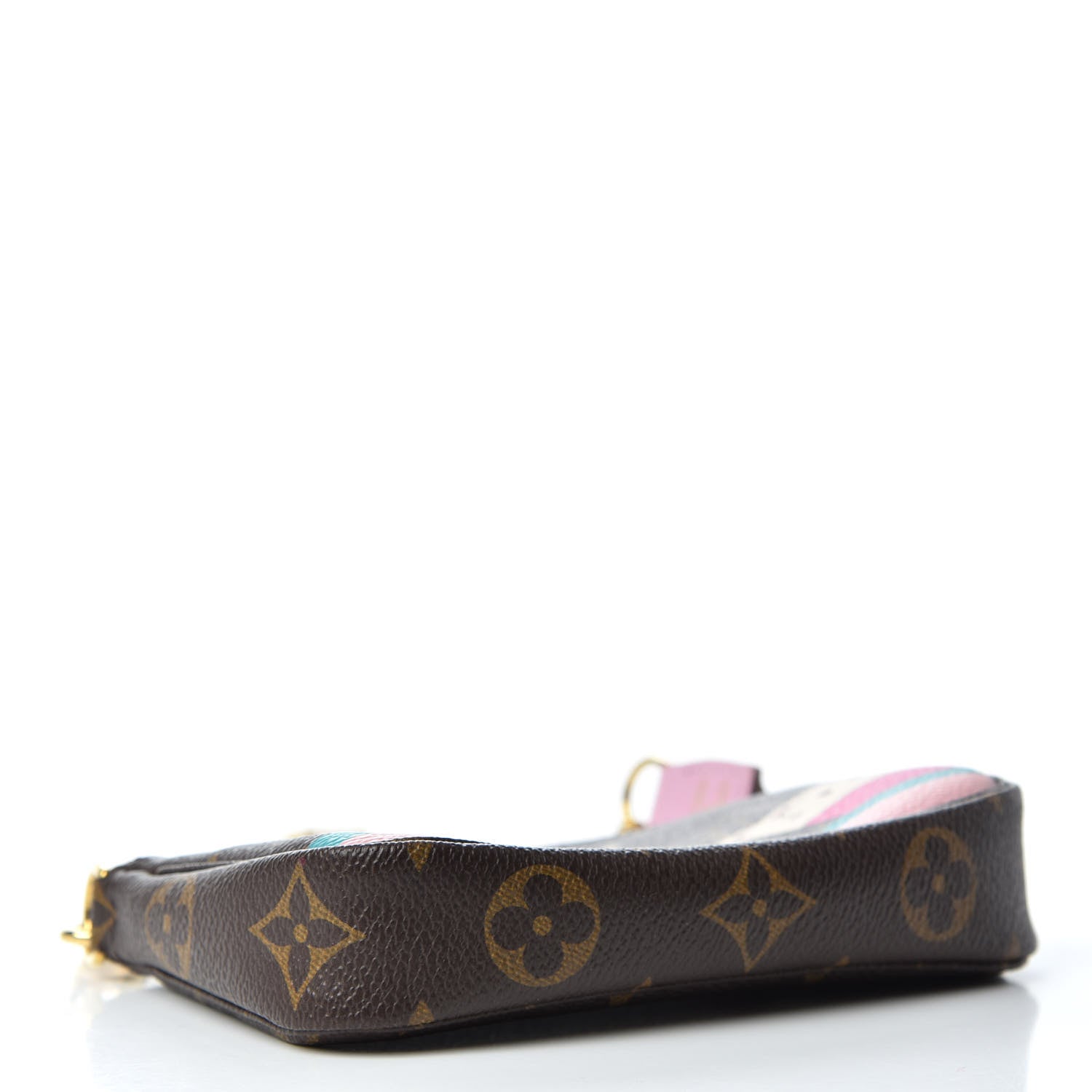 Louis Vuitton Monogram 2016 Christmas Animation Mini Pochette Accessories Rose Ballerine 4 of 7