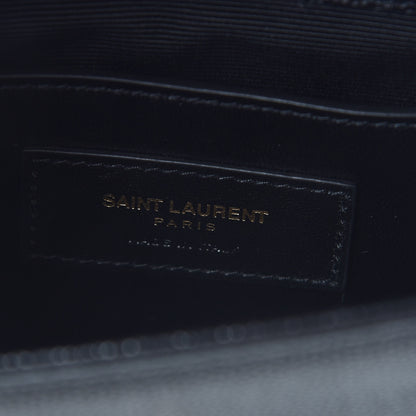 Saint Laurent Grain De Poudre Small Monogram Kate Satchel Black 6 of 9