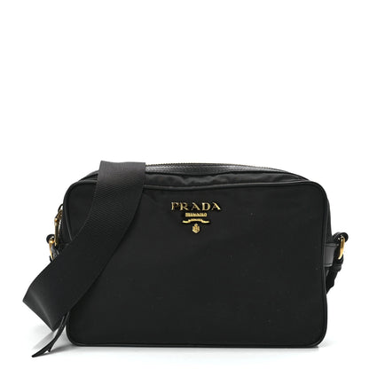 Prada Tessuto Nylon Soft Calf Camera Bag Black 1 of 11
