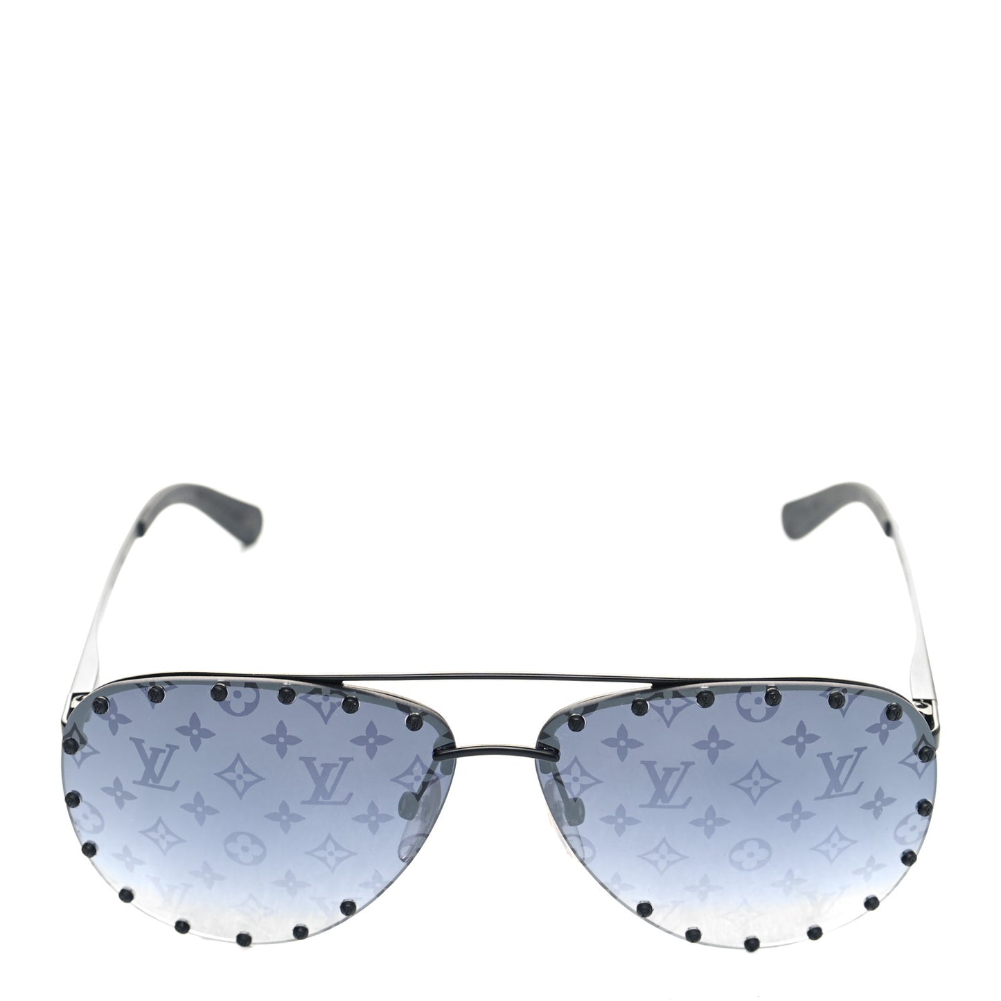 Monogram The Party Aviator Sunglasses Z0971U Black