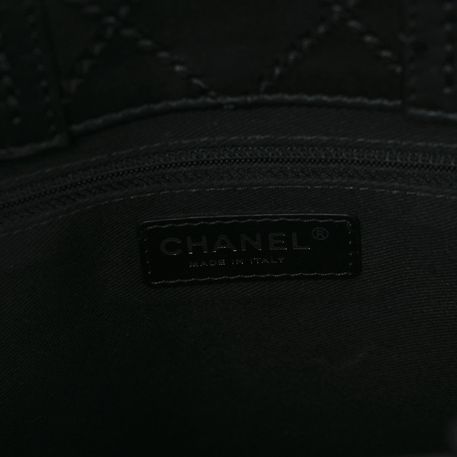 Chanel Calfskin CC Pocket Tote Black 6 of 12