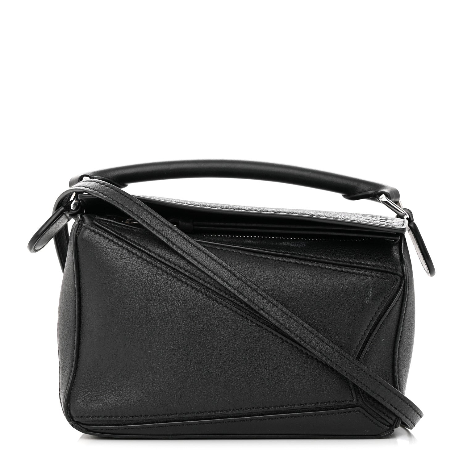 Loewe Calfskin Mini Puzzle Bag Black 1 of 13