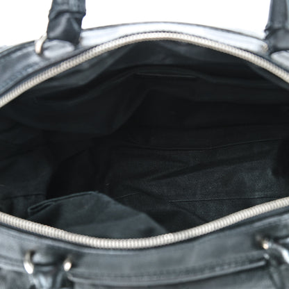 Chanel Calfskin Round Bowling Bag Black 4 of 10