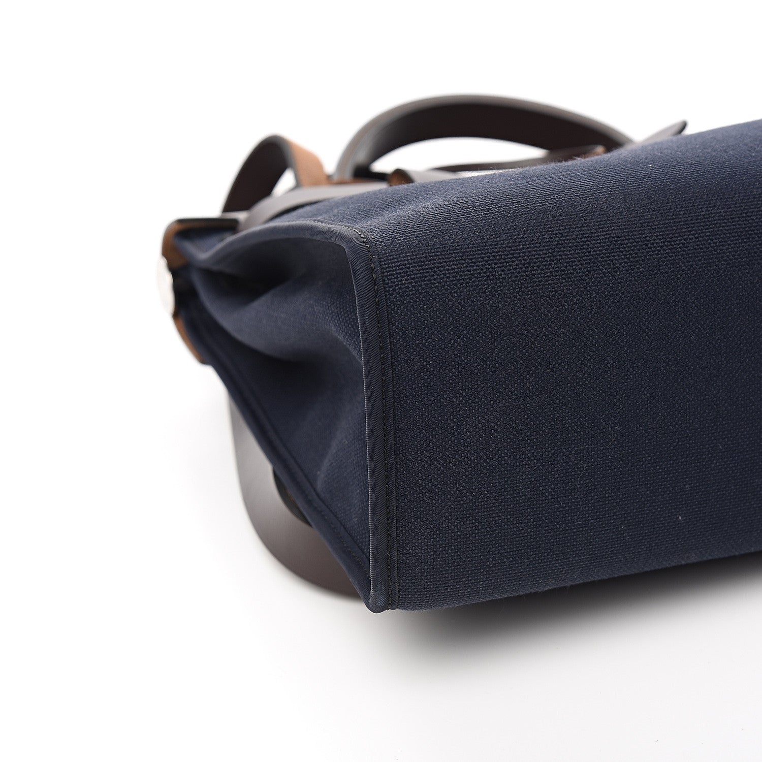 Hermes Vache Hunter Toile Herbag Zip 31 PM Bleu Marine Ebene 9 of 11