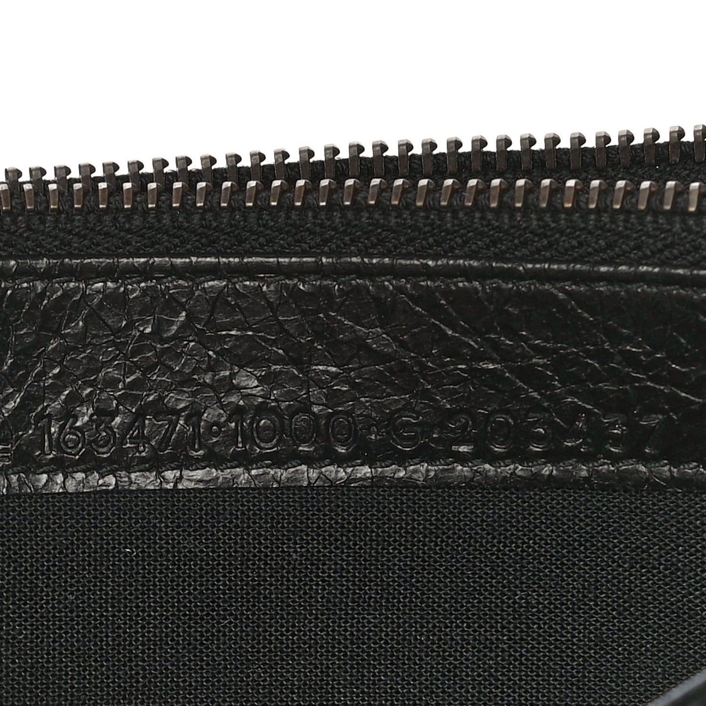 Agneau Classic Hardware Money Wallet Black