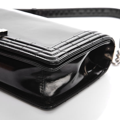 Chanel Glazed Calfskin Medium Boy Flap Black 9 of 13
