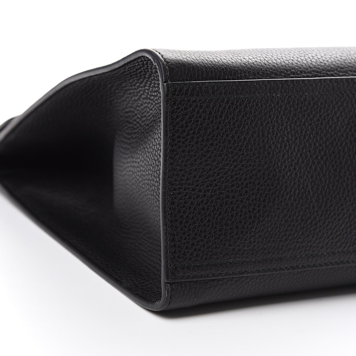 Calfskin Medium GG Marmont Top Handle Bag Black