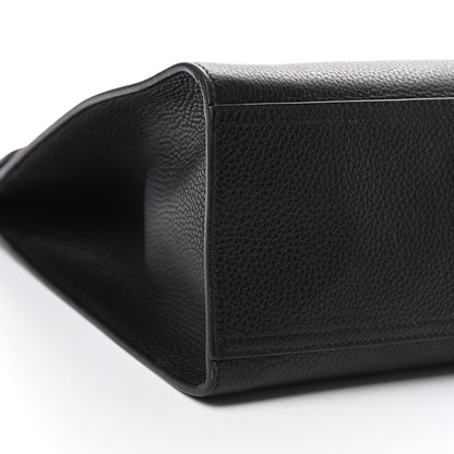 Gucci Calfskin Medium GG Marmont Top Handle Bag Black 8 of 9