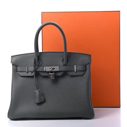Hermes Togo Birkin 30 Vert Amande 11 of 11