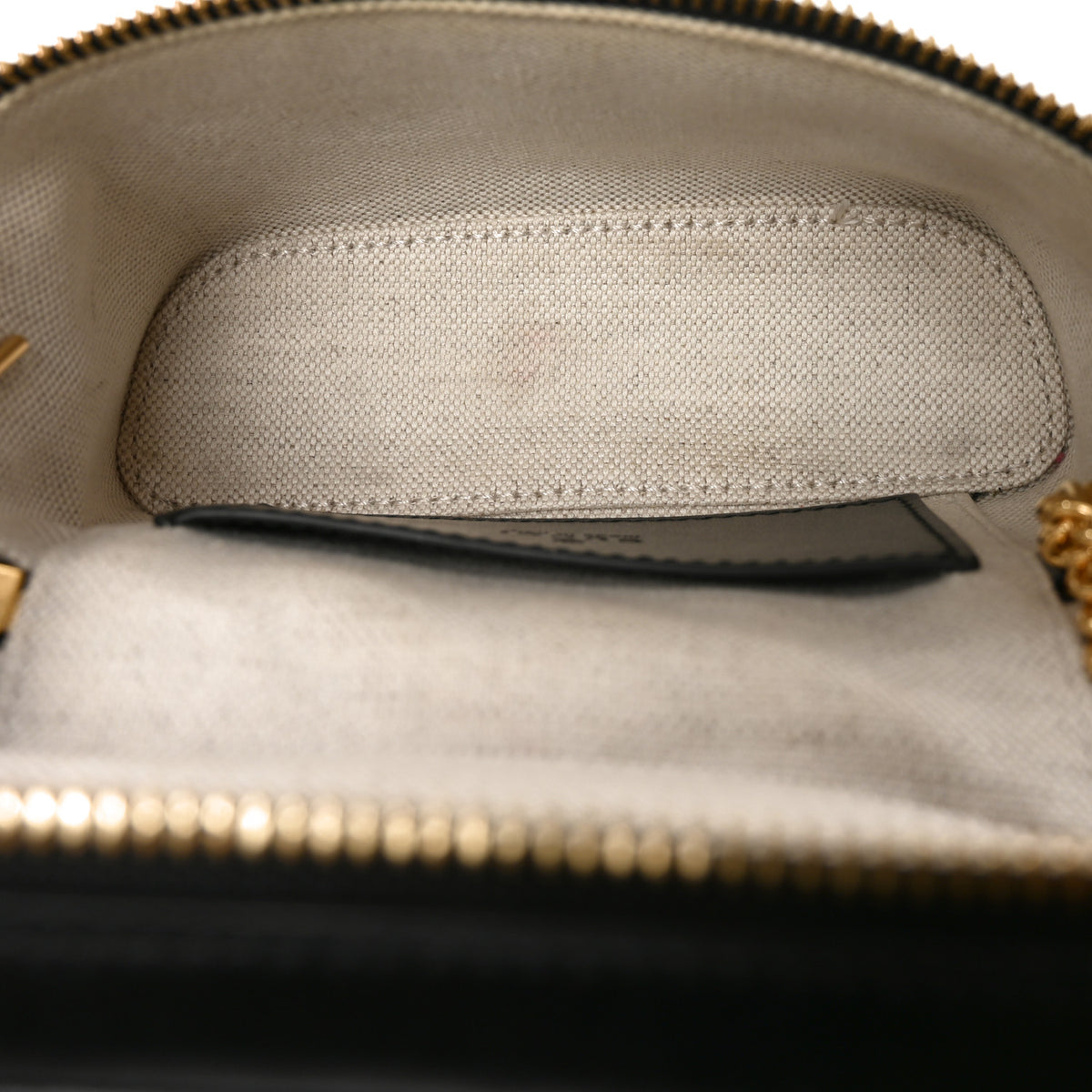 Calfskin GG Matelasse Mini Top Handle Bag Black