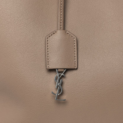 Saint Laurent Calfskin Large Shopping Tote Dark Beige 12 of 18