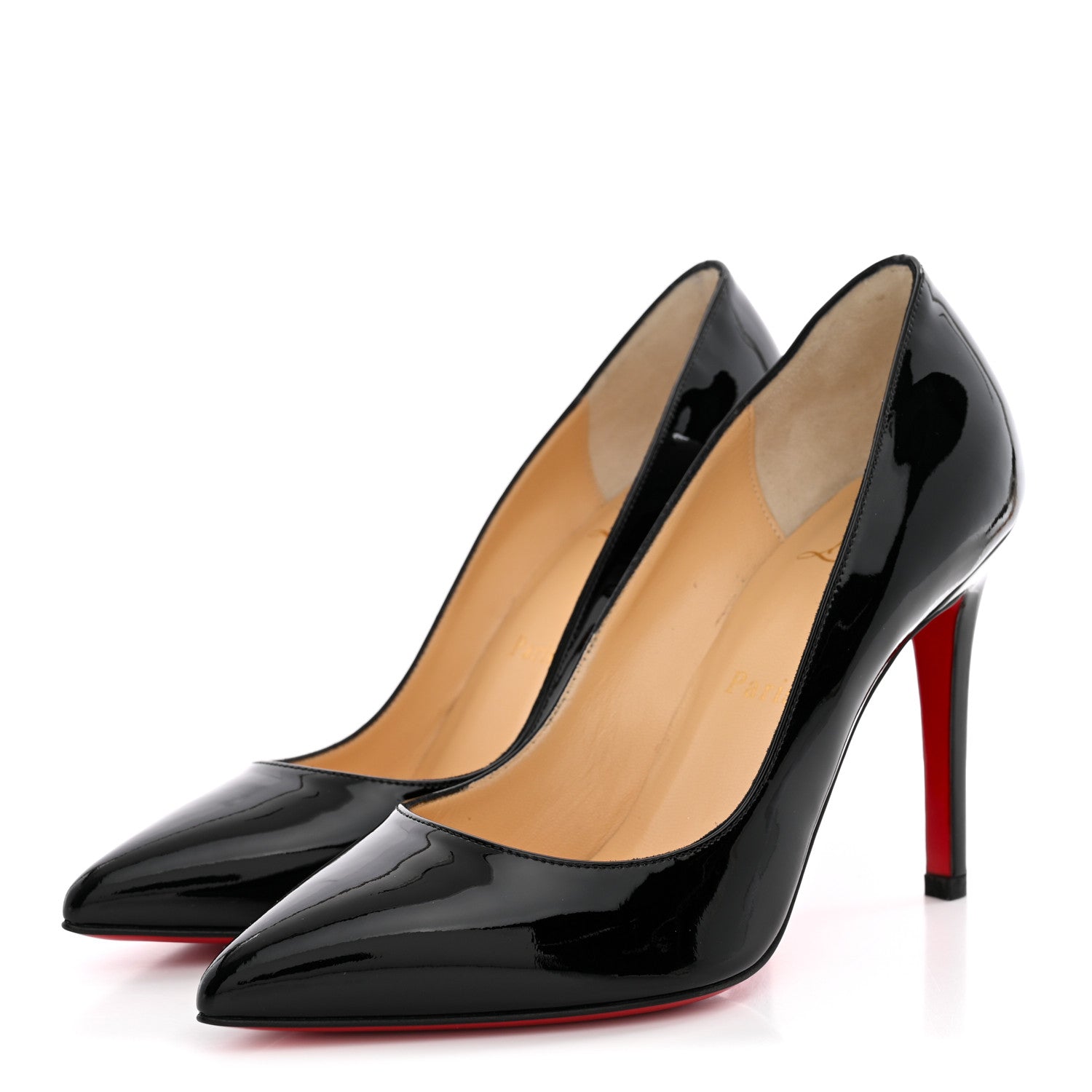 Christian Louboutin Patent Pigalle Follies 100 Pumps 36 Black 4 of 11