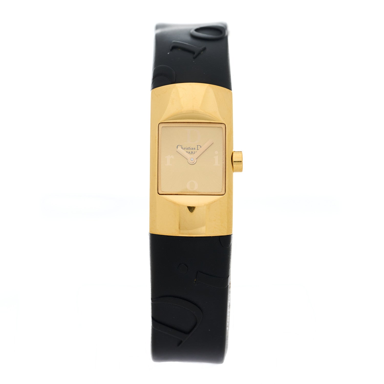 Christian Dior Stainless Steel Calfskin 15mm Diorific Quartz Watch 1 of 4