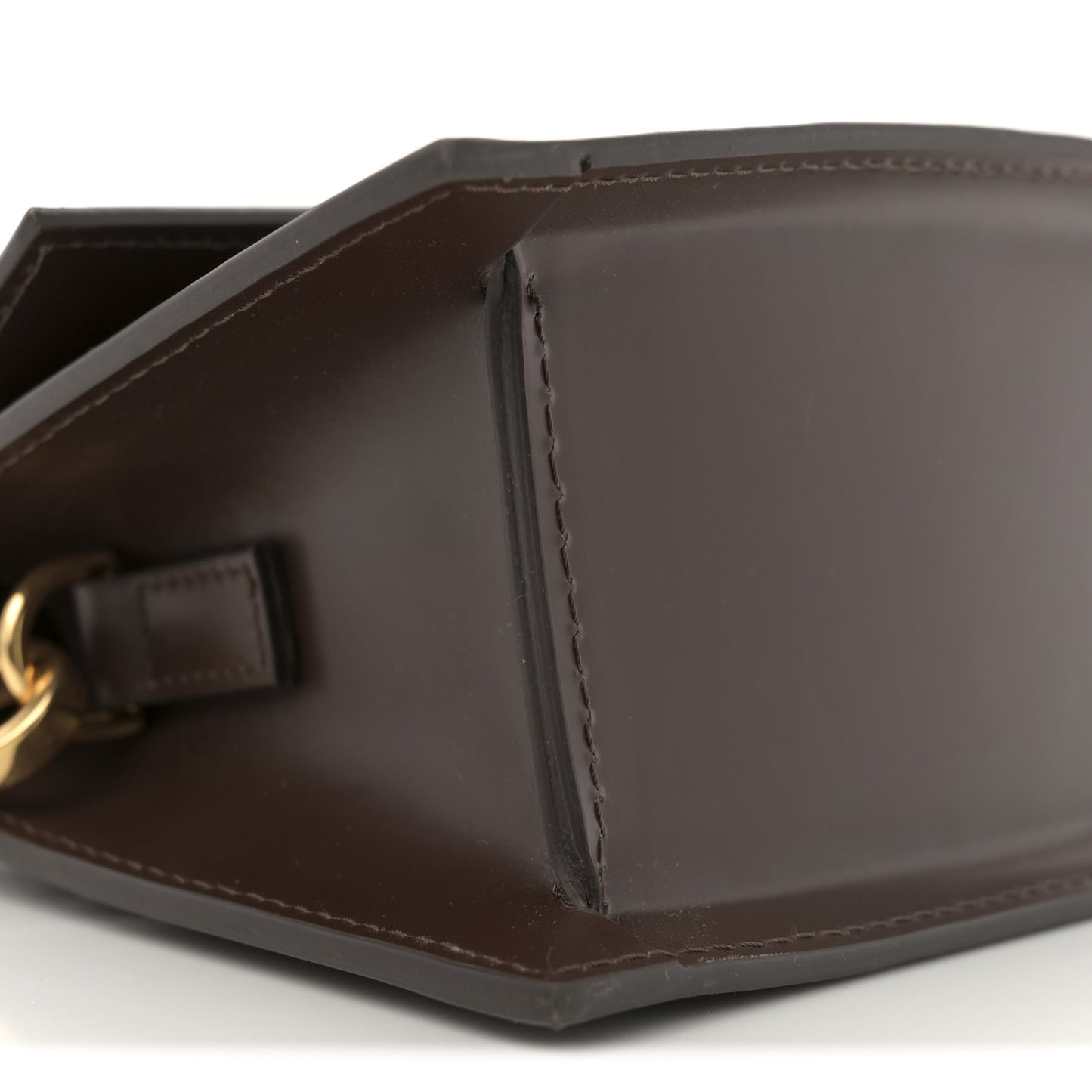 Smooth Calfskin Le Chiquito Moyen Dark Brown
