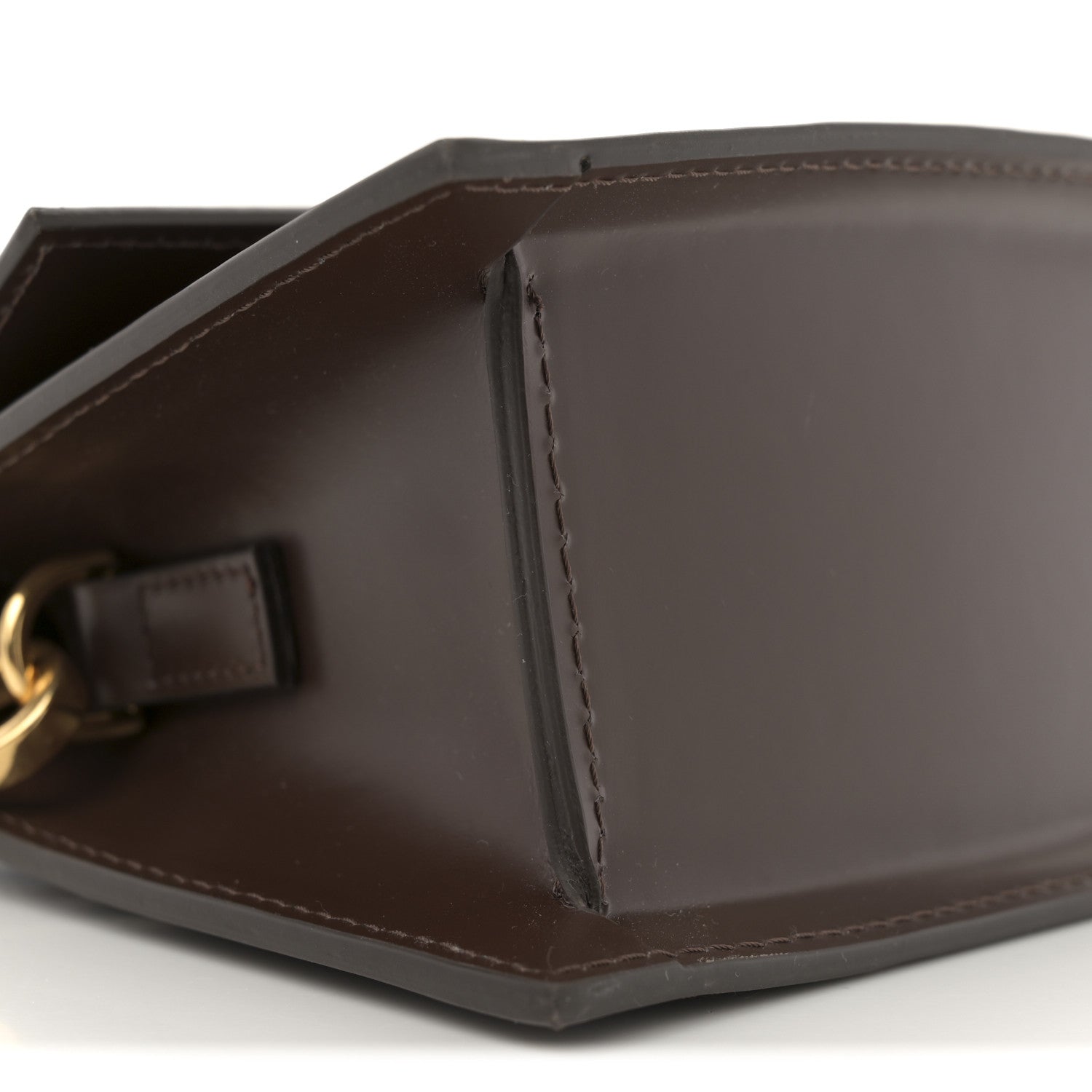 Jacquemus Smooth Calfskin Le Chiquito Moyen Dark Brown 8 of 10