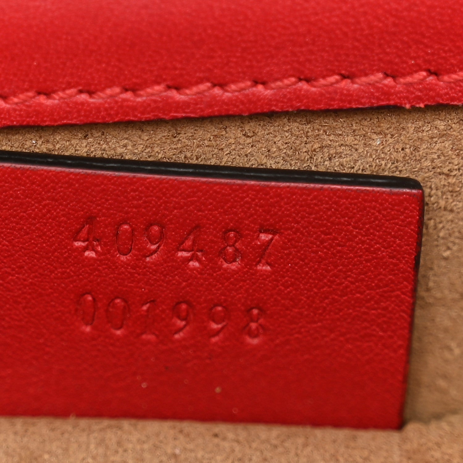 Gucci GG Supreme Monogram Calfskin Small Padlock Shoulder Bag Beige Hibiscus Red New Rosette 7 of 12
