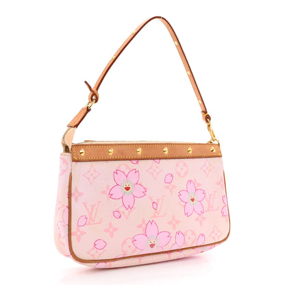 Louis Vuitton Monogram Cherry Blossom Pochette Accessories Pink 3 of 10