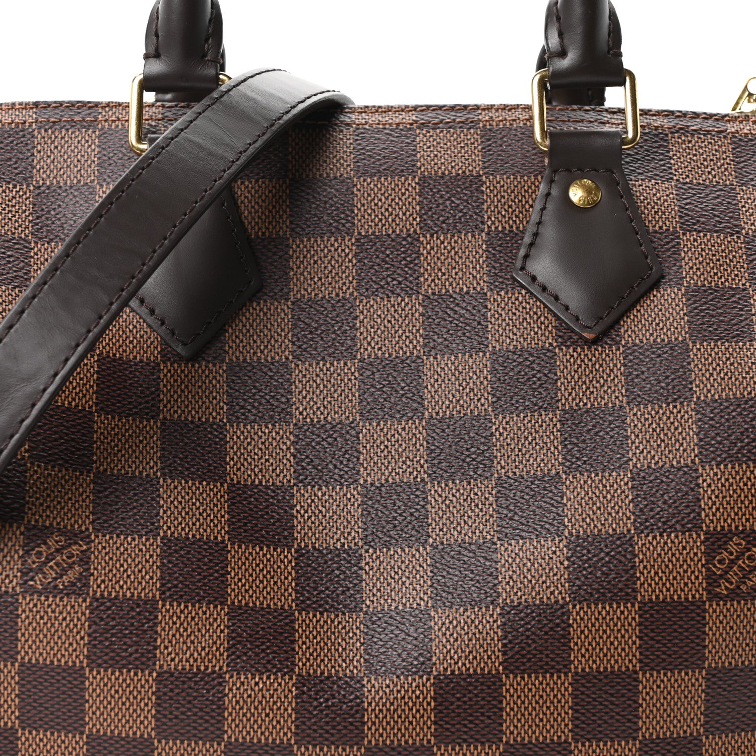 Louis Vuitton Damier Ebene Speedy Bandouliere 25 7 of 9