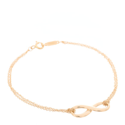 Tiffany 18K Rose Gold Infinity Bracelet 1 of 6