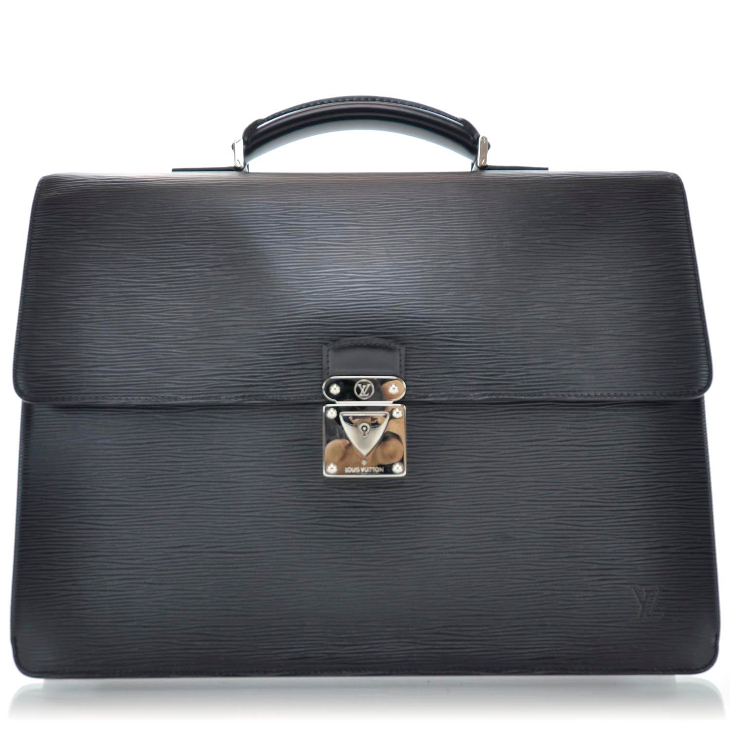 Louis Vuitton Epi Laguito Briefcase Black 1 of 11