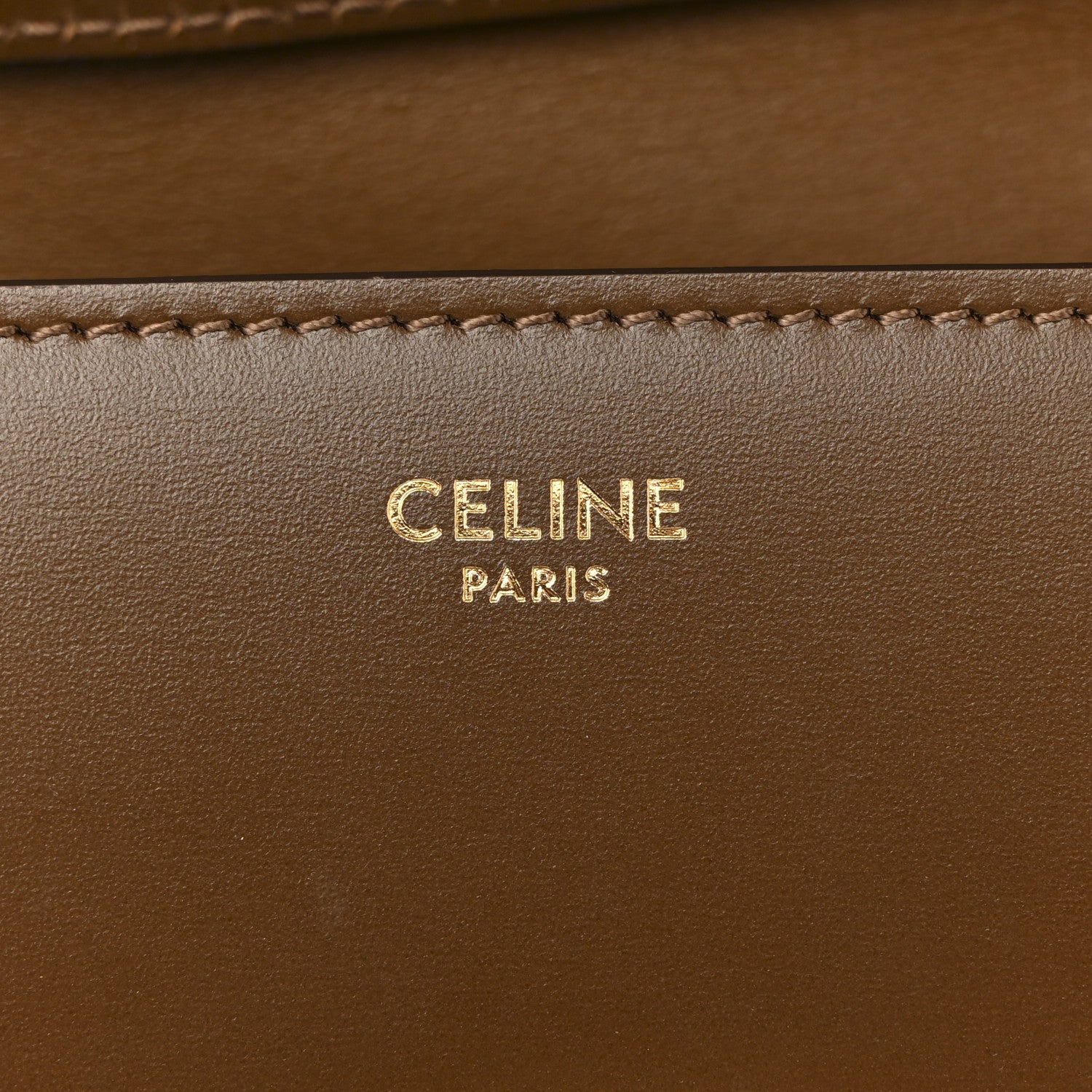 Celine Box Calfskin Teen Classic Box Flap Bag Camel 6 of 14