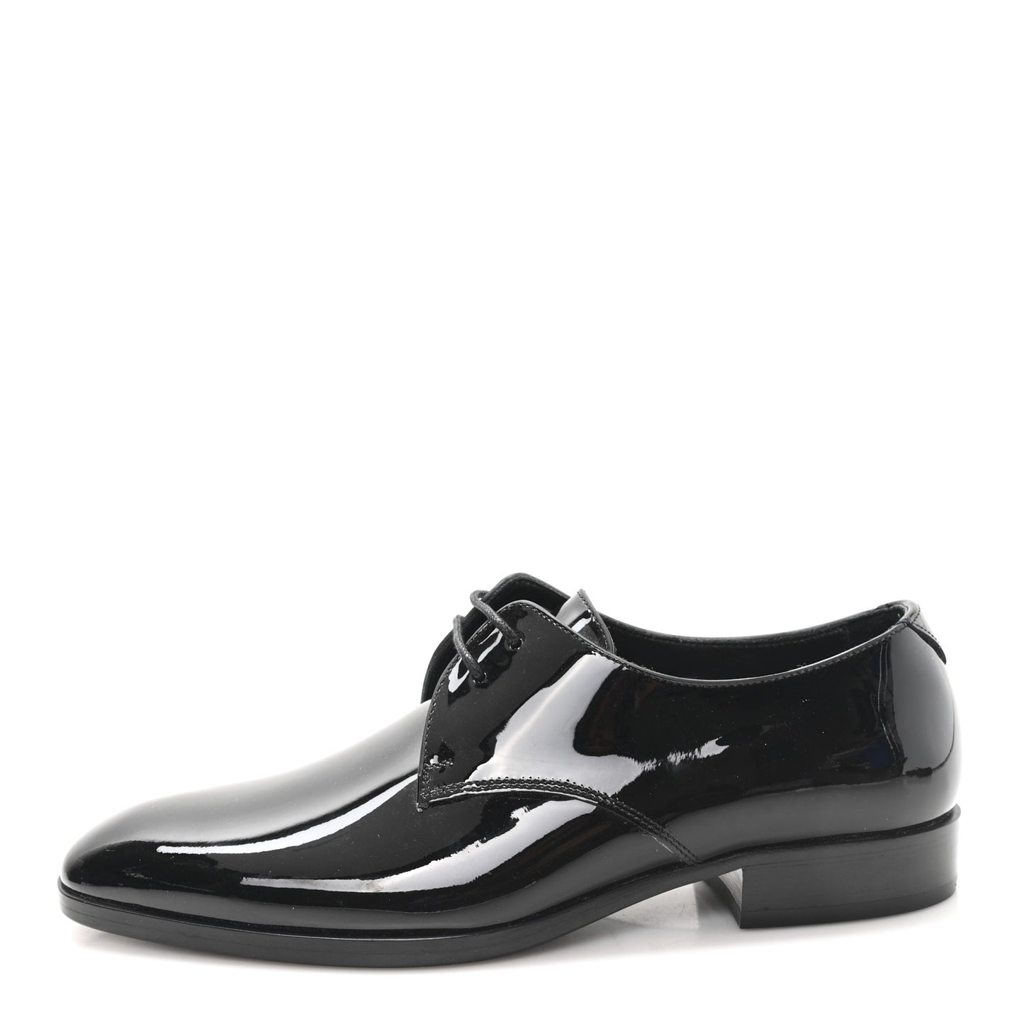 Patent Baltimora Lace Up Derby Shoes 36.5 Black