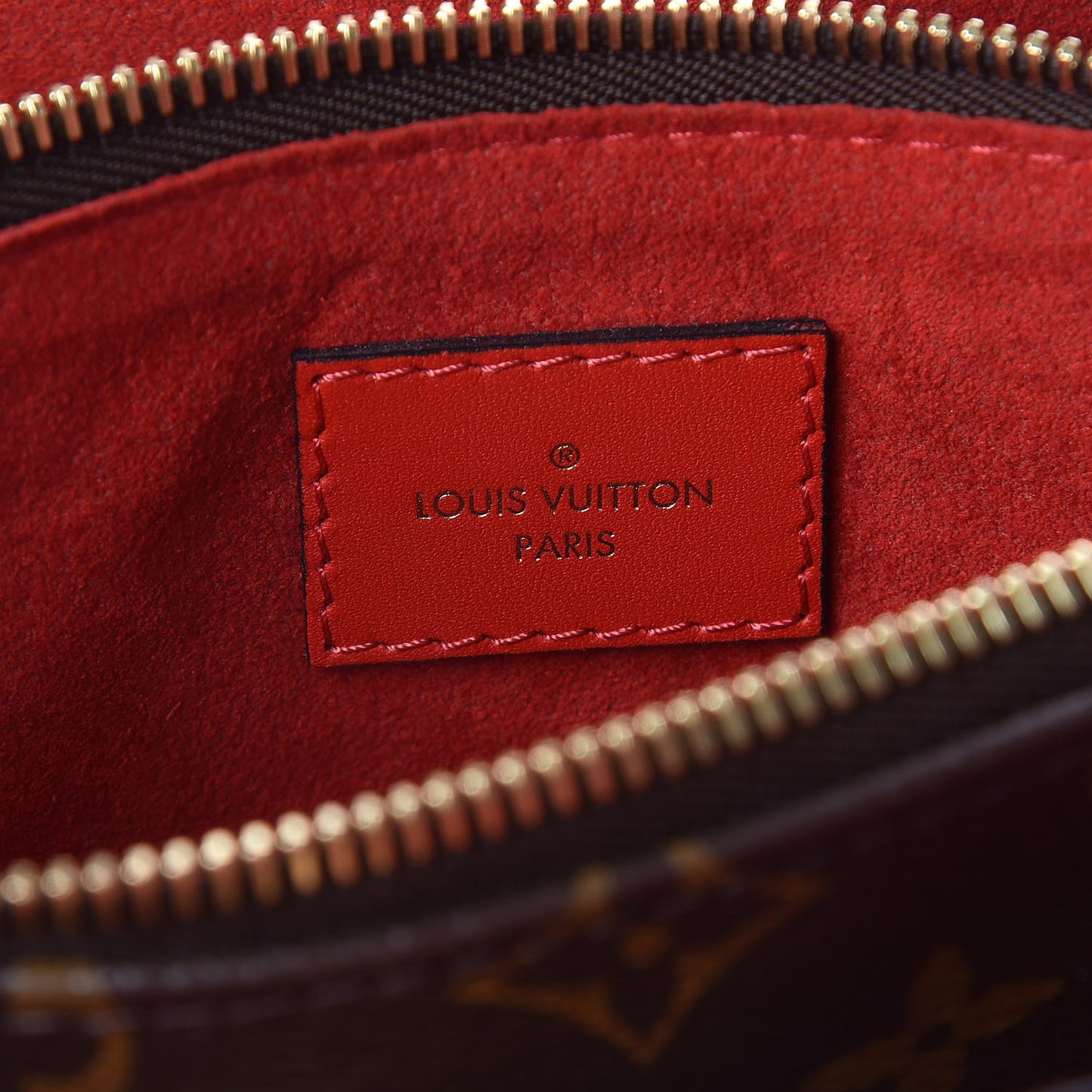 Monogram Flower Tote Coquelicot
